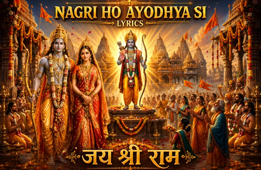 Nagri Ho Ayodhya Si Lyrics – जानिए इस पावन भजन के अर्थ जो आत्मा को छू जाते हैं Nagri Ho Ayodhya Si Lyrics – जानिए इस पावन भजन के अर्थ जो आत्मा को छू जाते हैं