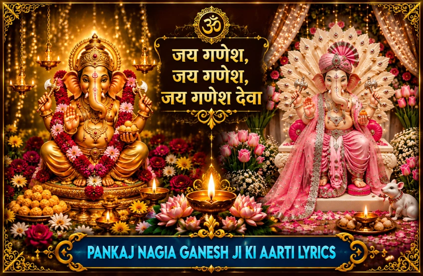 Pankaj Nagia Ganesh Ji Ki Aarti Lyrics: भक्ति की गहराई को छूने वाला भजन Pankaj Nagia Ganesh Ji Ki Aarti Lyrics: भक्ति की गहराई को छूने वाला भजन