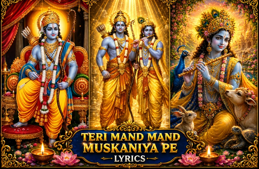 Teri Mand Mand Muskaniya Pe Lyrics – बलिहार राघव जू का जादुई भजन जो दिल छू लेता है Teri Mand Mand Muskaniya Pe Lyrics – बलिहार राघव जू का जादुई भजन जो दिल छू लेता है