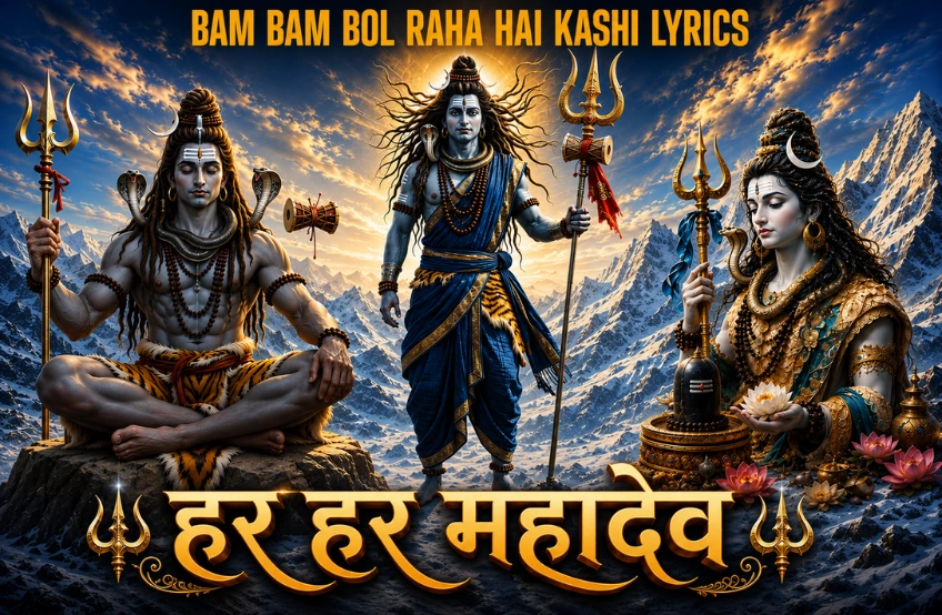 Bam Bam Bol Raha Hai Kashi Lyrics: शिव भक्ति का अनुपम गीत Bam Bam Bol Raha Hai Kashi Lyrics: शिव भक्ति का अनुपम गीत