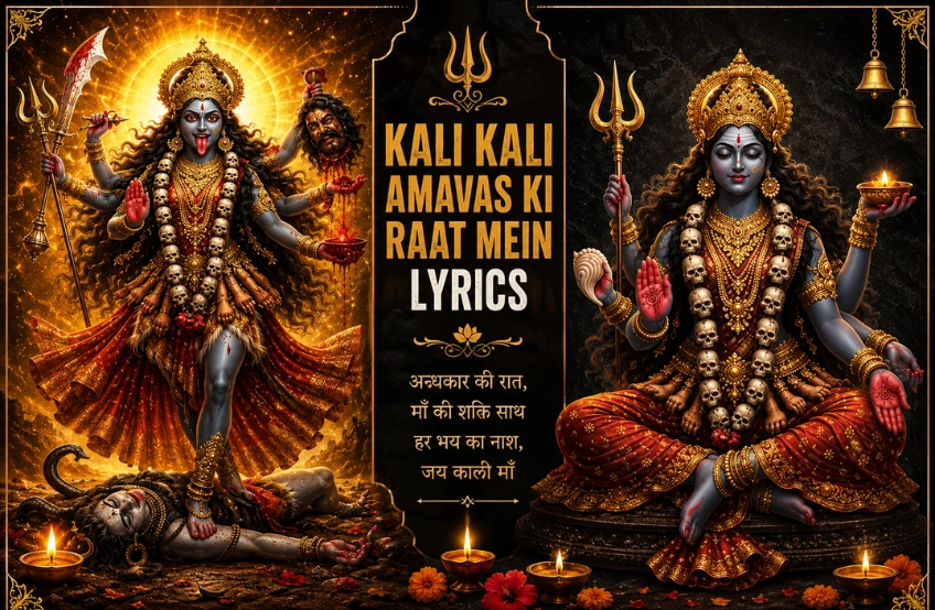 Kali Kali Amavas Ki Raat Mein Lyrics — Meaning, Lyrics in Hindi और अंग्रेज़ी Transliteration के साथ पूरी जानकारी Kali Kali Amavas Ki Raat Mein Lyrics — Meaning, Lyrics in Hindi और अंग्रेज़ी Transliteration के साथ पूरी जानकारी