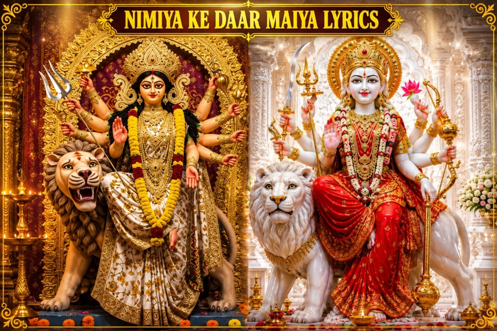 Nimiya Ke Daar Maiya Lyrics: भोजपुरी भक्ति गीत की पूरी कहानी और भावार्थ Nimiya Ke Daar Maiya Lyrics: भोजपुरी भक्ति गीत की पूरी कहानी और भावार्थ